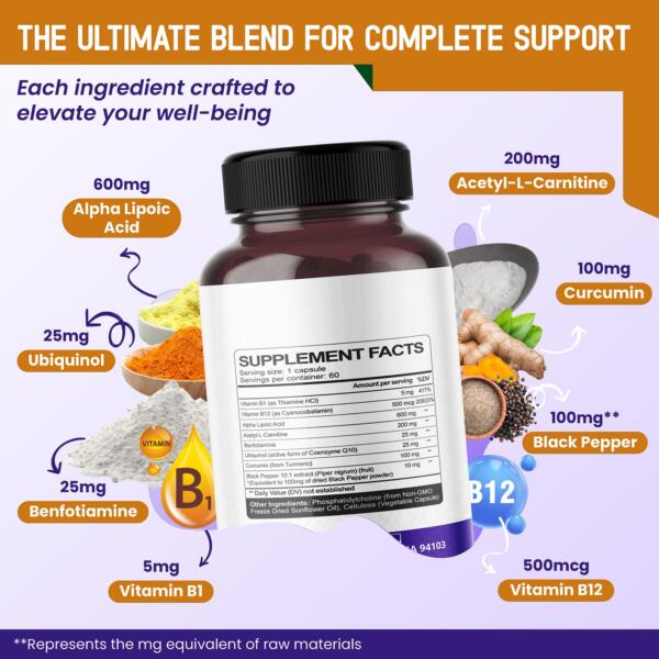 Alpha Liopic Acid Supplement - Image 2