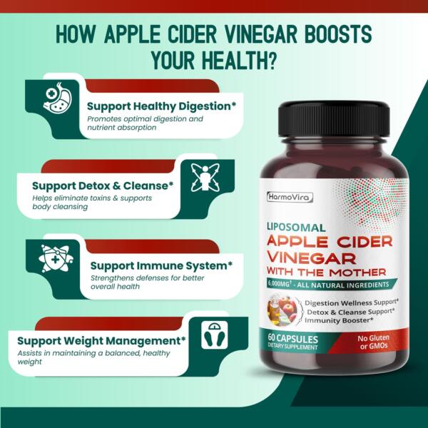 Apple Cide Vinegar Supplement - Image 3