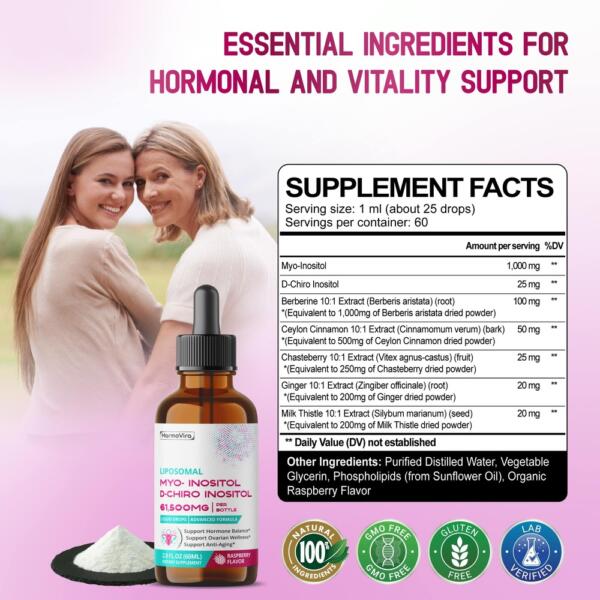 HarmoVira Inositol 60ml - Image 3
